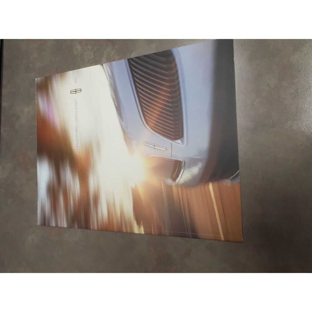2013 Lincoln MKS Original Sales Guide brochure